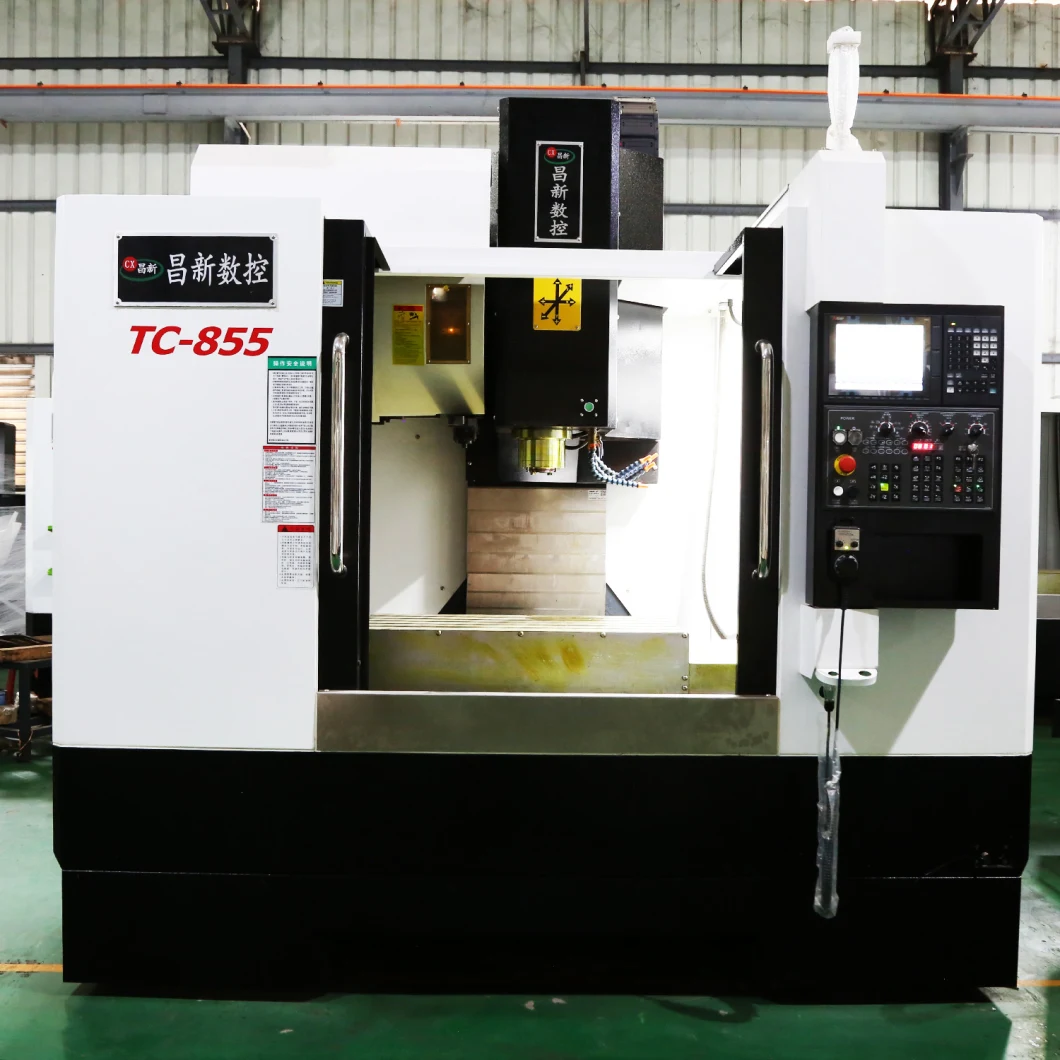 CNC Vertical Milling Machine Center Tc-855 with Fanuc Control